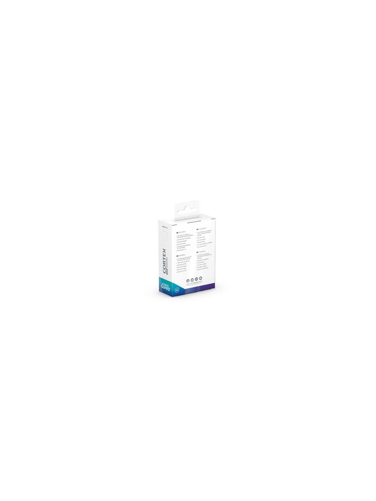 Ultimate Guard Cortex Sleeves Tamaño Estándar Blanco (100) de Ultimate Guard en Fundas | La Cueva Roja