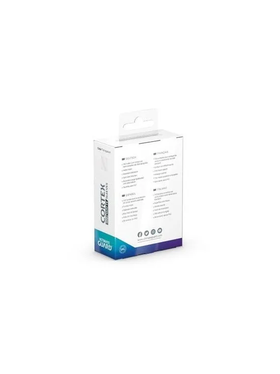 Ultimate Guard Cortex Sleeves Tamaño Estándar Transparente Mate (100) de Ultimate Guard en Fundas | La Cueva Roja