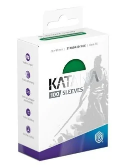Ultimate Guard Katana Sleeves Tamaño Estándar Jade Garden (100) de Ultimate Guard en Fundas | La Cueva Roja