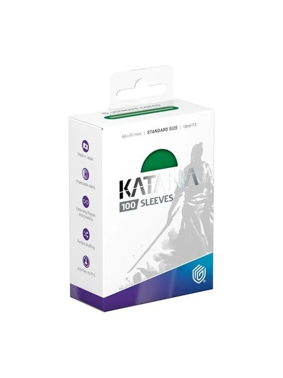 Ultimate Guard Katana Sleeves Tamaño Estándar Jade Garden (100) de Ultimate Guard en Fundas | La Cueva Roja