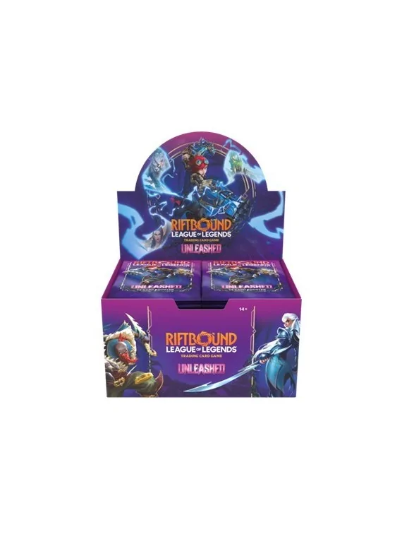 Riftbound: League of Legends TCG Unleashed Vault Booster Display (24) de UVS Studio en Riftbound | La Cueva Roja