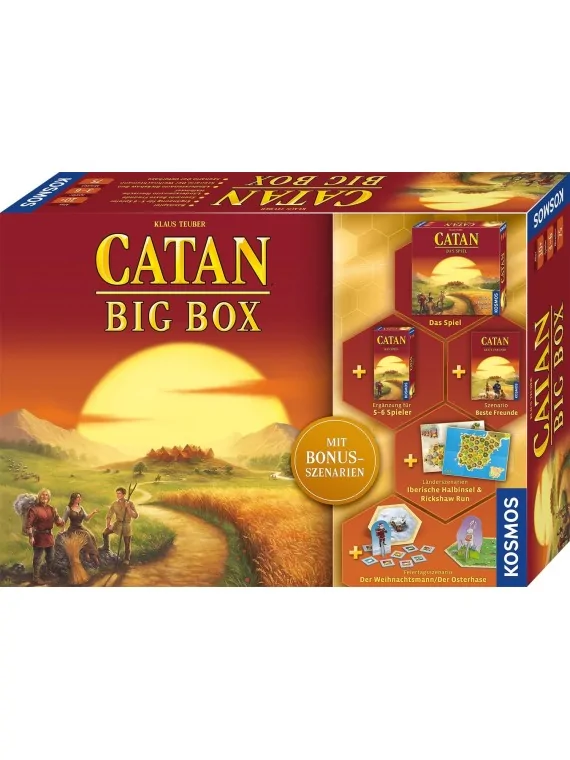 Catan Big Box de Devir en Juegos de Tablero | La Cueva Roja