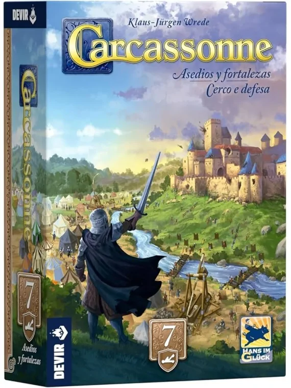 Carcassonne: Asedios y Fortalezas de Devir en Juegos de Tablero | La Cueva Roja