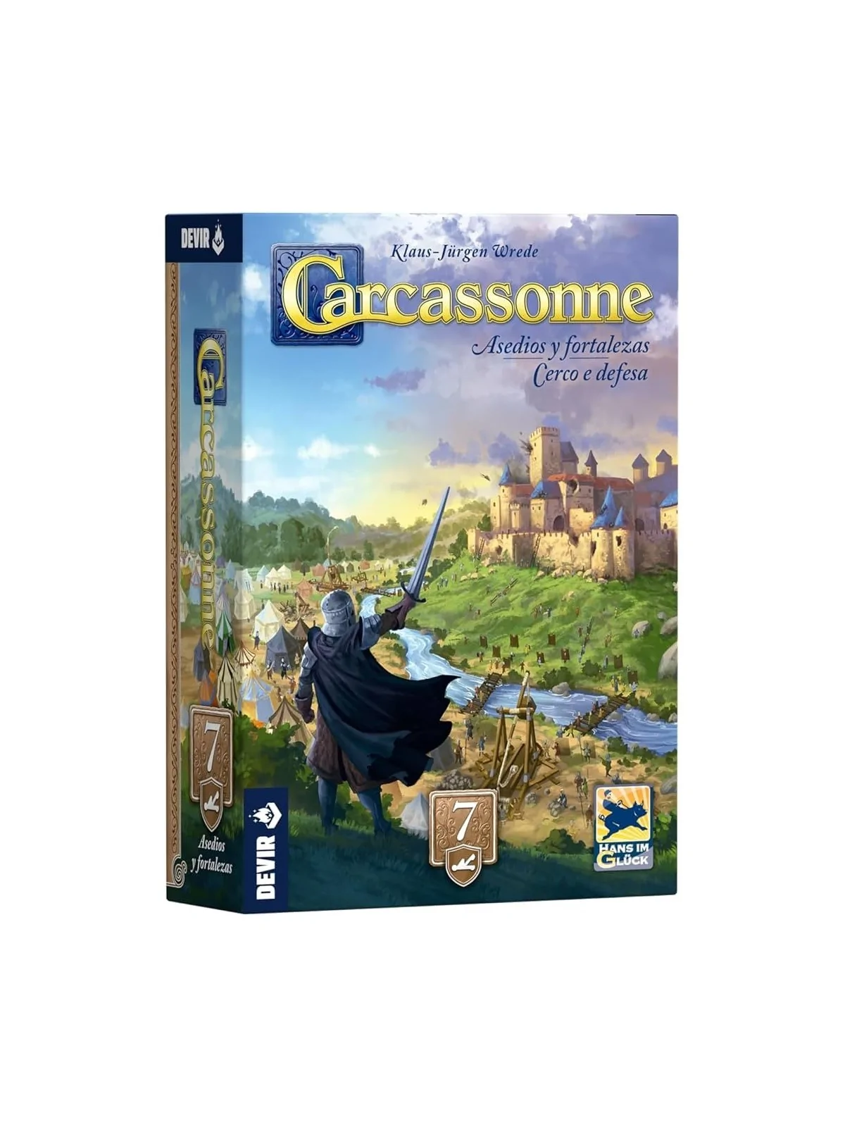 Carcassonne: Asedios y Fortalezas de Devir en Juegos de Tablero | La Cueva Roja