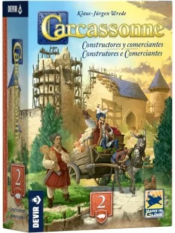 Carcassonne: Constructores y Comerciantes de Devir en Juegos de Tablero | La Cueva Roja