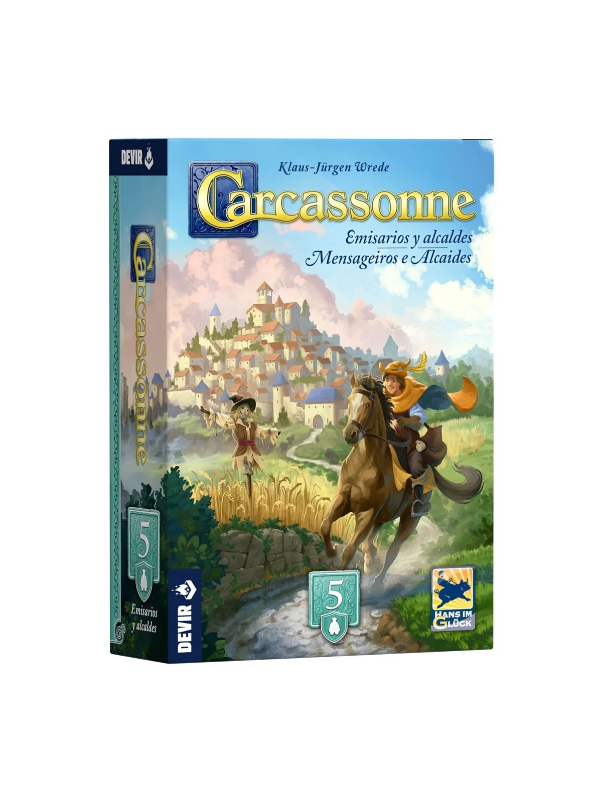 Carcassonne: Emisarios y Alcaldes de Devir en Juegos de Tablero | La Cueva Roja
