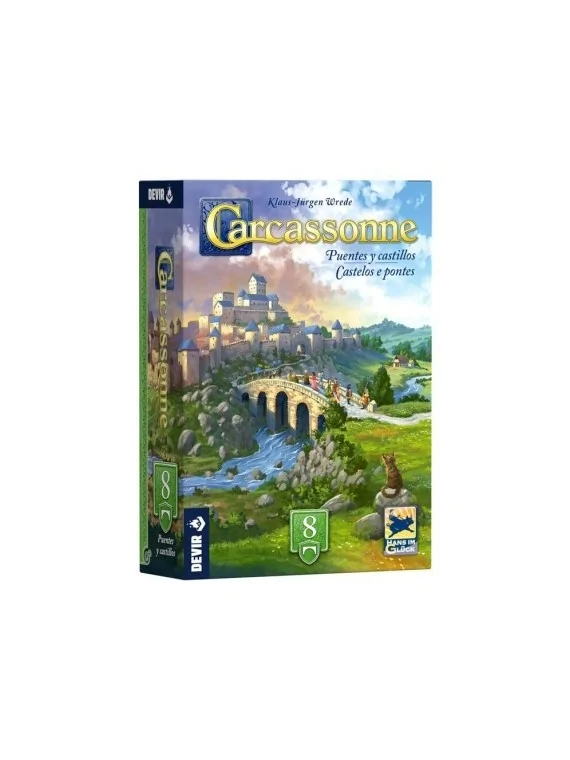 Carcassonne: Puentes y Castillos de Devir en Juegos de Tablero | La Cueva Roja