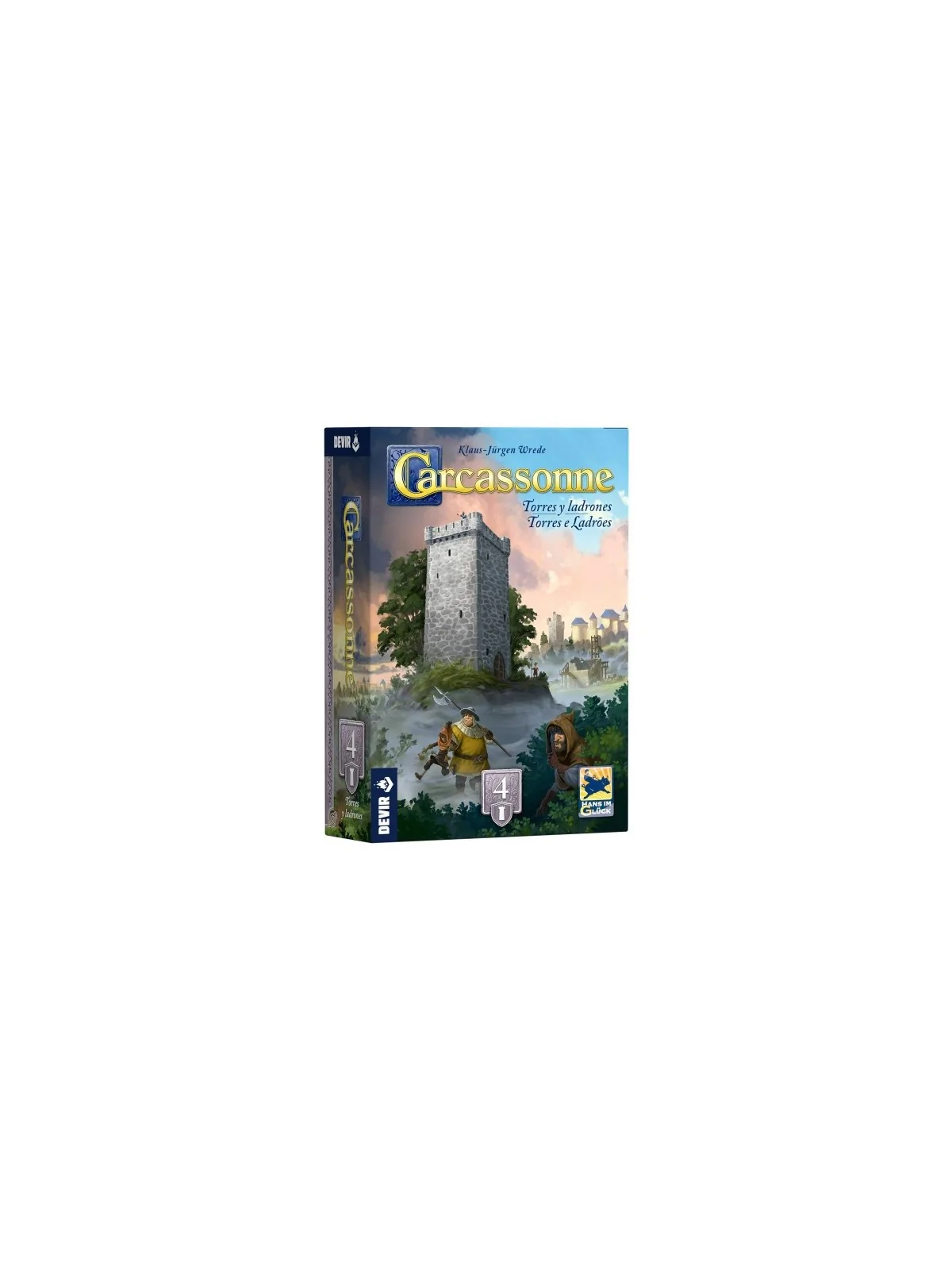 Carcassonne: Torres y Ladrones de Devir en Juegos de Tablero | La Cueva Roja