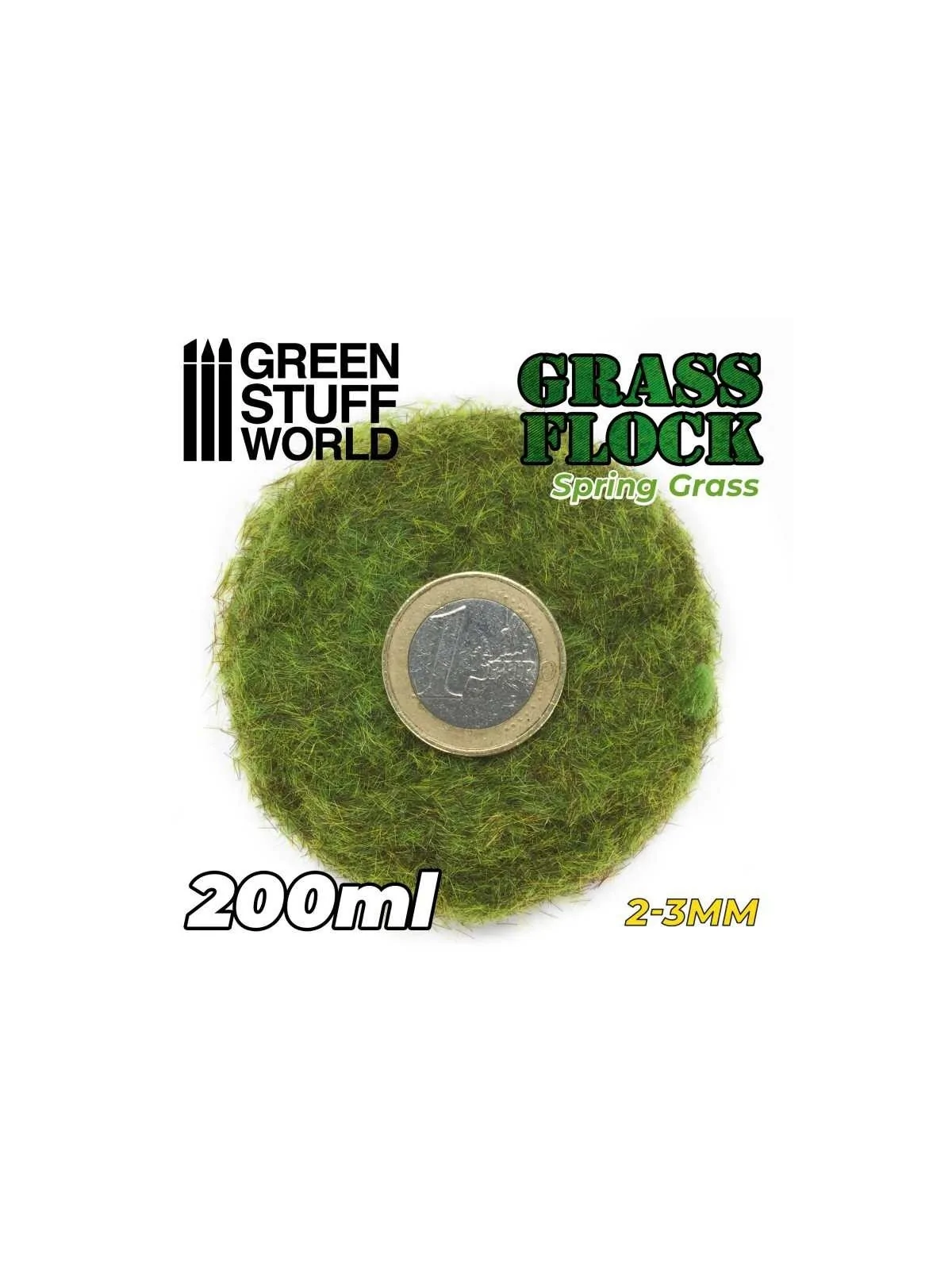 Cesped Electrostatico 2-3mm: Spring Grass - 200ml (Green Stuff World) de Green Stuff World en Modelismo | La Cueva Roja