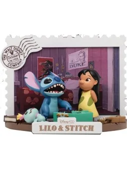 Disney 100 Years of Wonder: Diorama PVC Lilo & Stitch 10 cm de BEAST KINGDOM en Merchandising | La Cueva Roja