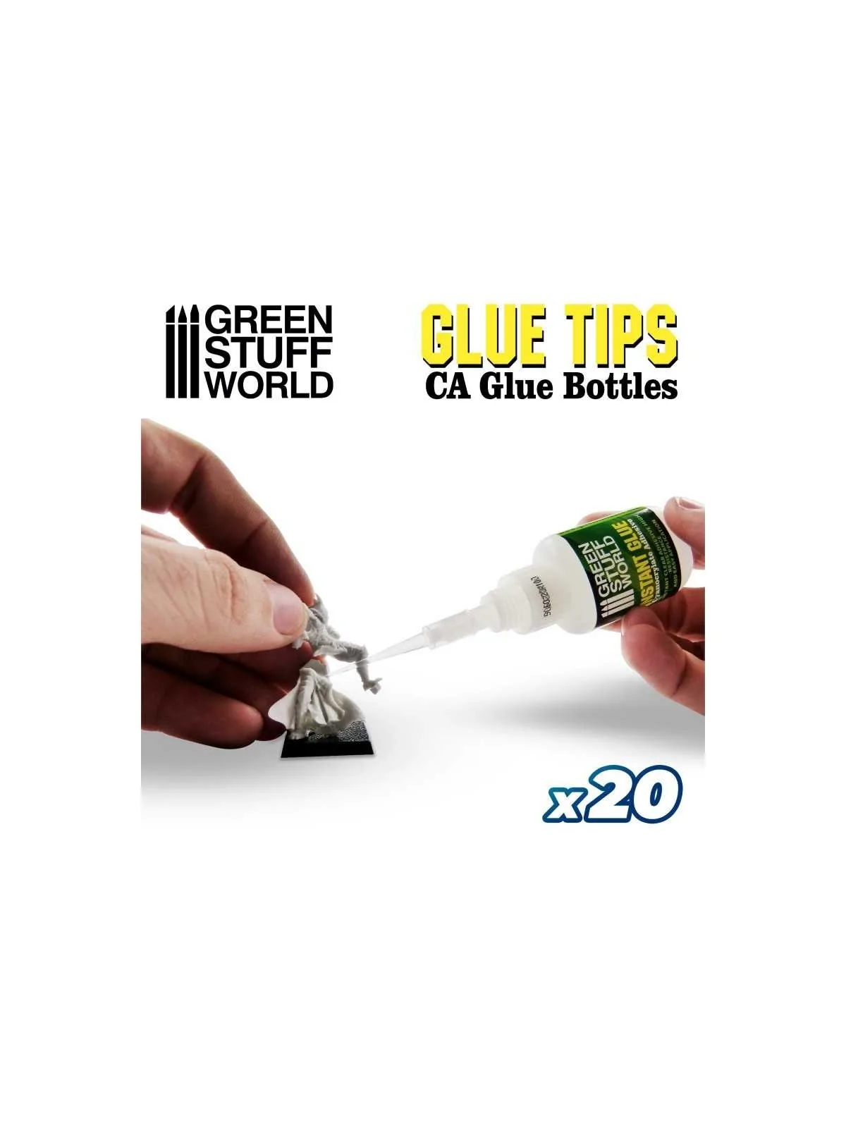 Puntas de Precisión para Botes Pegamento (Green Stuff World) de Green Stuff World en Herramientas | La Cueva Roja