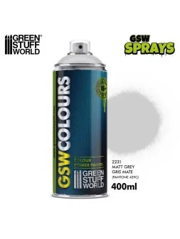 Imprimacion Gris Spray Mate Green Stuff World 400ml de Green Stuff World en Pinturas | La Cueva Roja