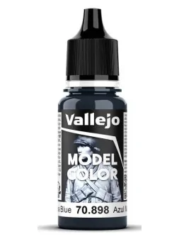 Azul Marina Oscuro Model Color Vallejo 18 ml (70898) de Vallejo en Model Color | La Cueva Roja