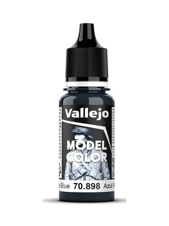 Azul Marina Oscuro Model Color Vallejo 18 ml (70898) de Vallejo en Model Color | La Cueva Roja