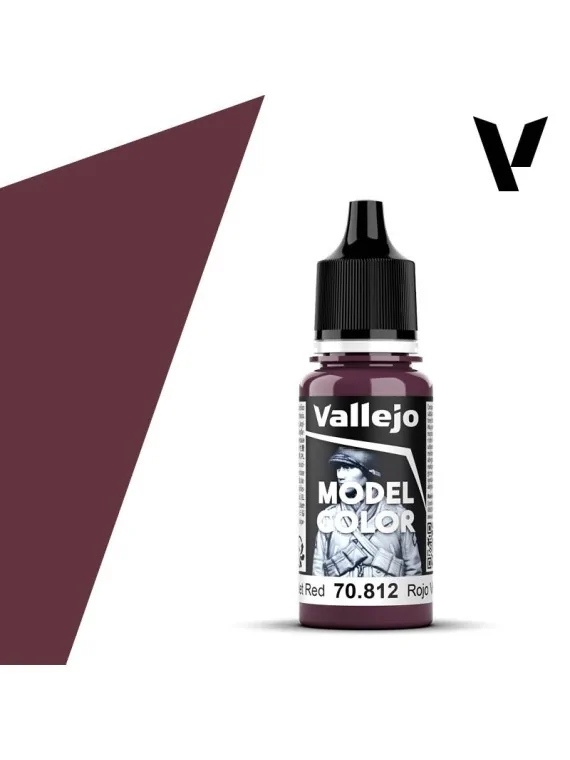 Rojo Violeta Model Color Vallejo 18 ml (70812) de Vallejo en Model Color | La Cueva Roja