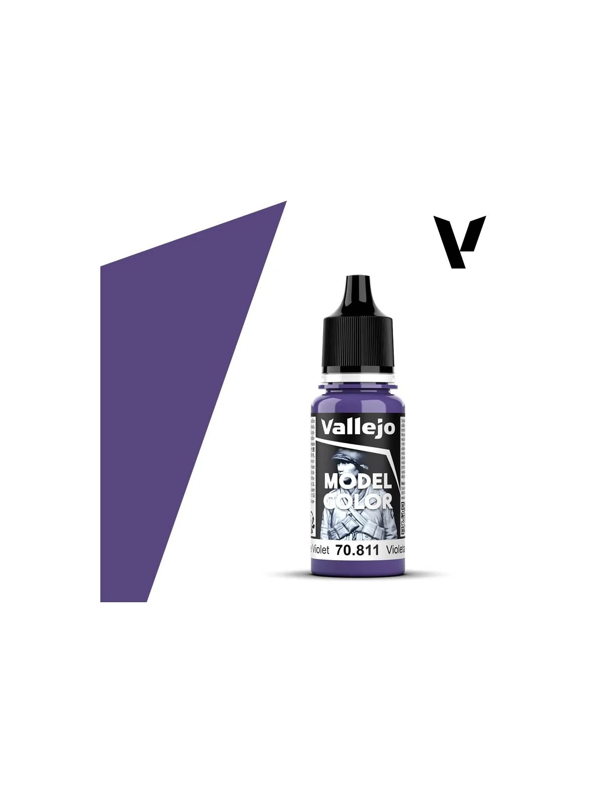 Violeta Azul Model Color Vallejo 18 ml (70811) de Vallejo en Model Color | La Cueva Roja