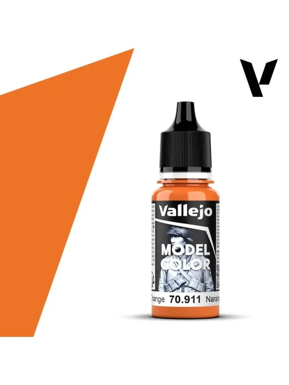 Naranja Claro Model Color Vallejo 18 ml (70911) de Vallejo en Model Color | La Cueva Roja