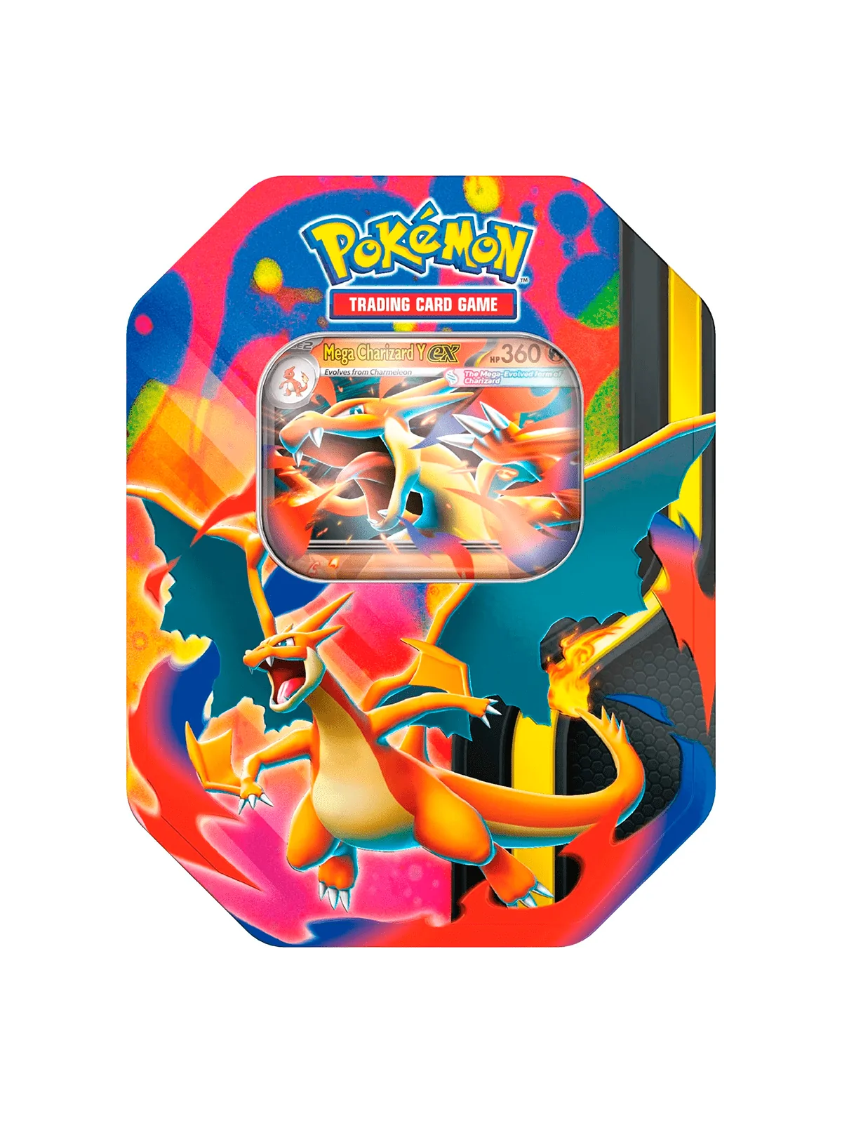 Pokemon TCG: Lata Mega Charizard Y EX (ES) de Bandai en Pokemon TCG | La Cueva Roja
