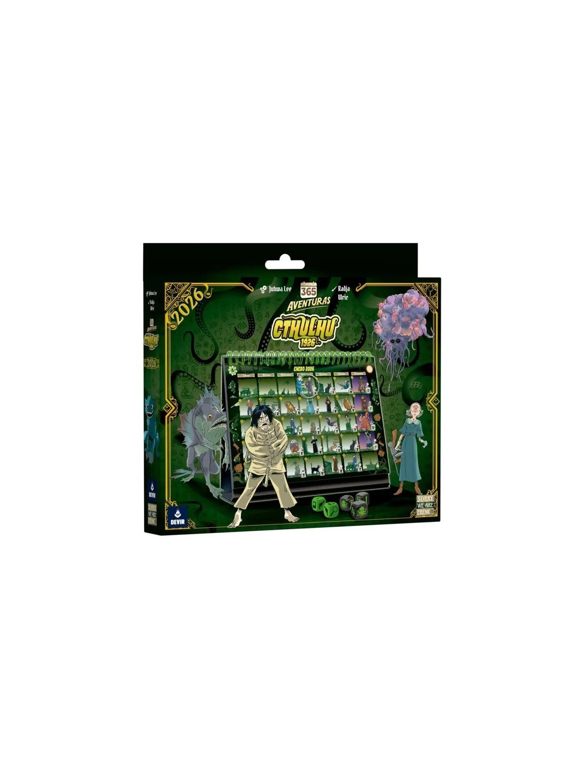 Calendario 365 Adventures Cthulhu 1926 de Devir en Juegos de Dados | La Cueva Roja