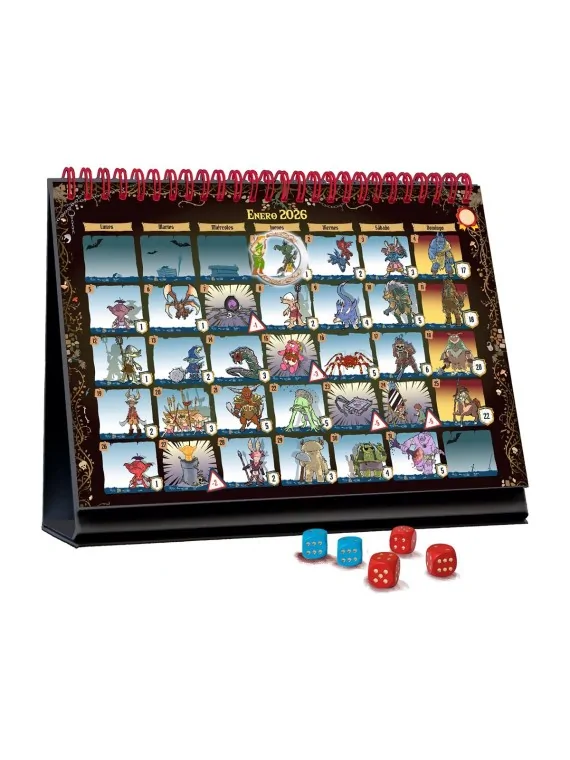 Calendario 365 Adventures Dungeon de Devir en Juegos de Dados | La Cueva Roja