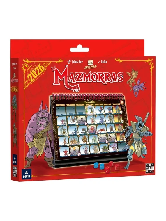 Calendario 365 Adventures Dungeon de Devir en Juegos de Dados | La Cueva Roja