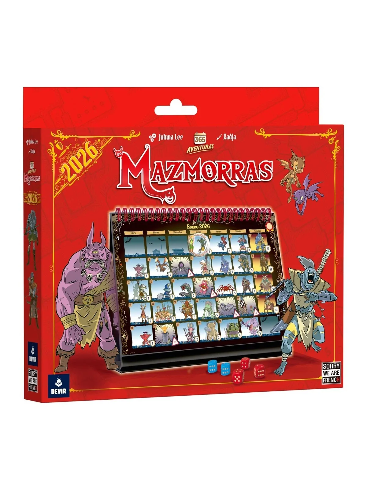 Calendario 365 Adventures Dungeon de Devir en Juegos de Dados | La Cueva Roja