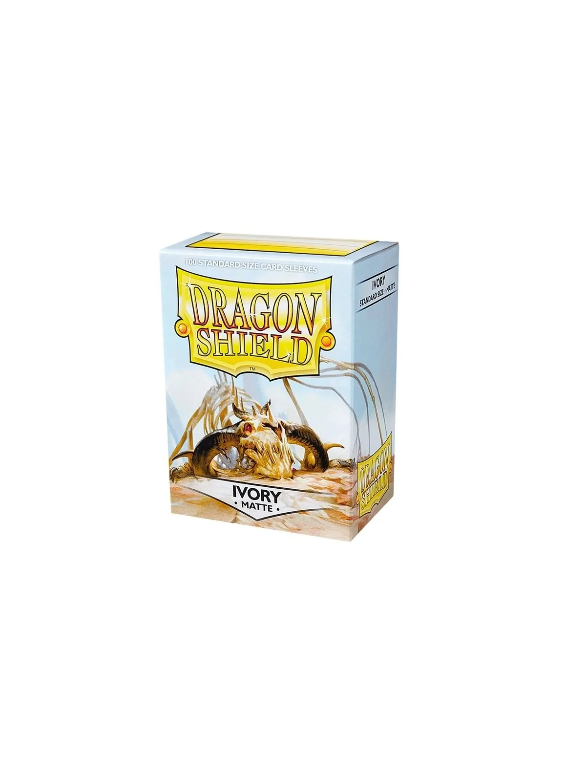 Dragon Shield Standard Matte Blanco Marfil (100 Fundas) de Dragon Shield en Fundas | La Cueva Roja