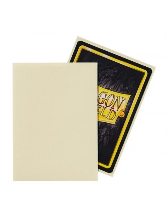 Dragon Shield Standard Matte Blanco Marfil (100 Fundas) de Dragon Shield en Fundas | La Cueva Roja