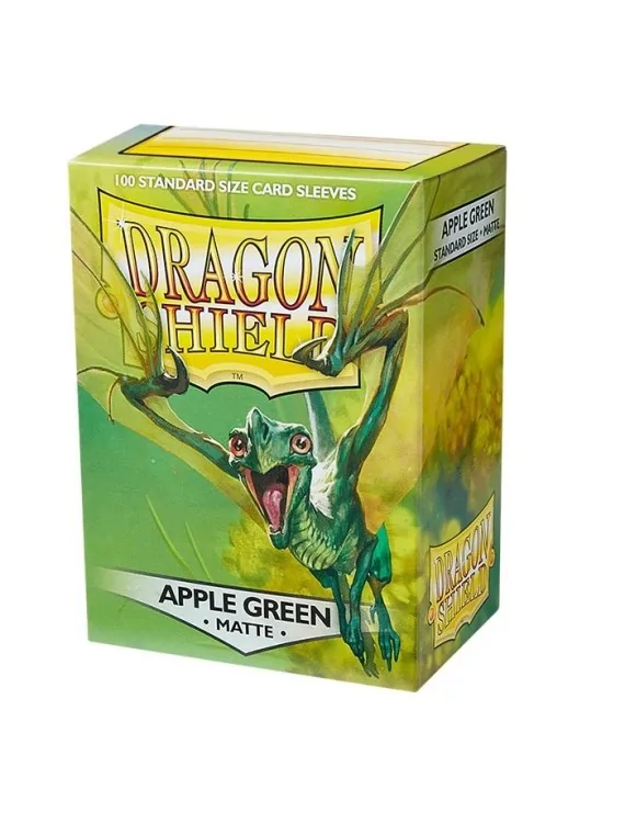 Dragon Shield Standard Matte Verde Manzana (100 Fundas) de Dragon Shield en Fundas | La Cueva Roja