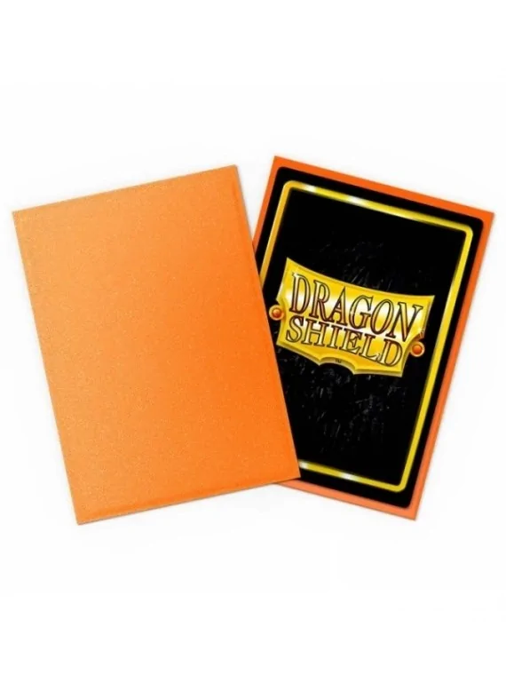 Dragon Shield Standard Matte Naranja Amber (100 Fundas) de Dragon Shield en Fundas | La Cueva Roja