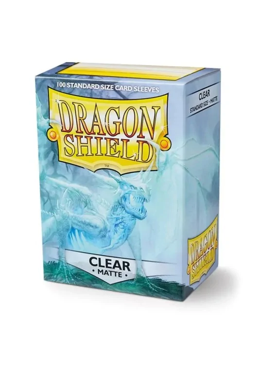Dragon Shield Standard Matte Transparente (100 Fundas) de Dragon Shield en Fundas | La Cueva Roja