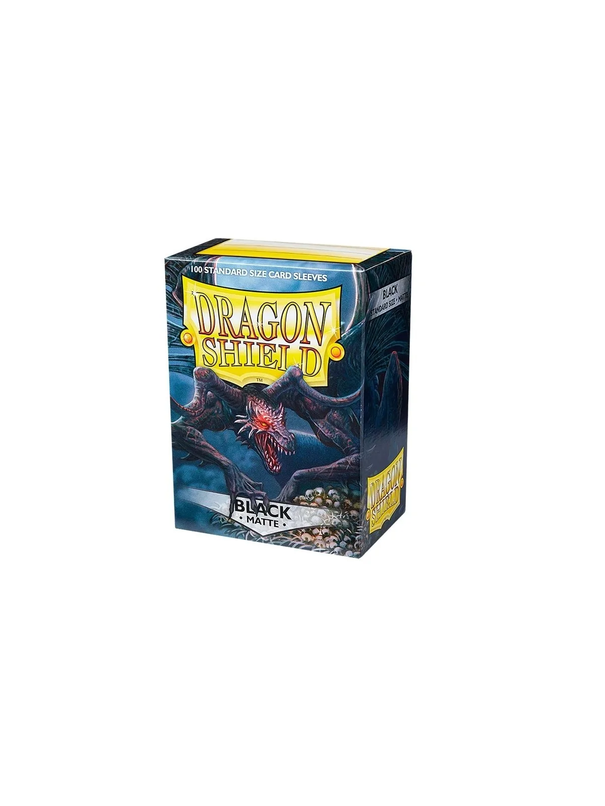 Dragon Shield Standard Matte Negro (100 Fundas) de Dragon Shield en Fundas | La Cueva Roja