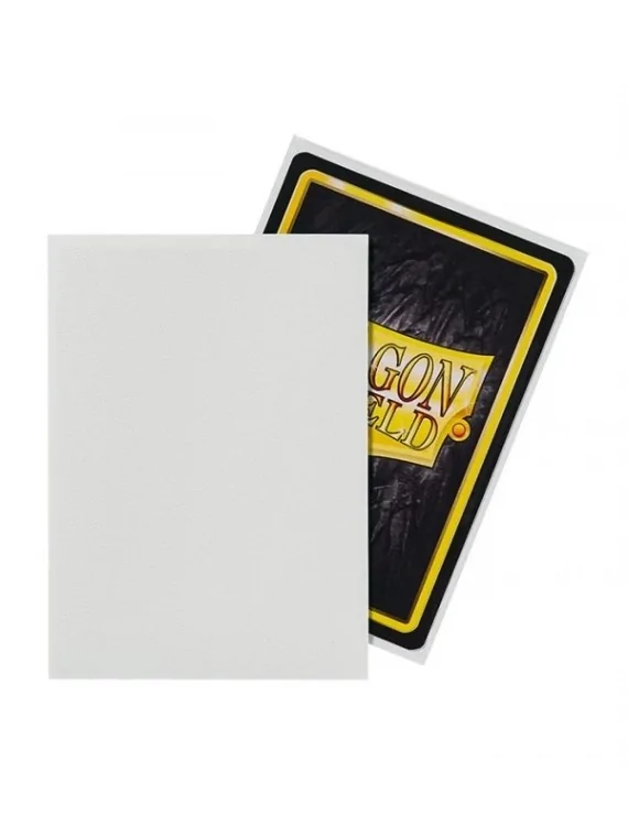 Dragon Shield Standard Matte Blanco (100 Fundas) de Dragon Shield en Fundas | La Cueva Roja