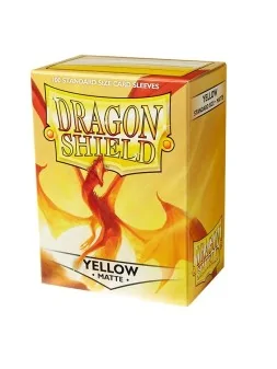 Dragon Shield Standard Matte Amarillo (100 Fundas) de Dragon Shield en Fundas | La Cueva Roja
