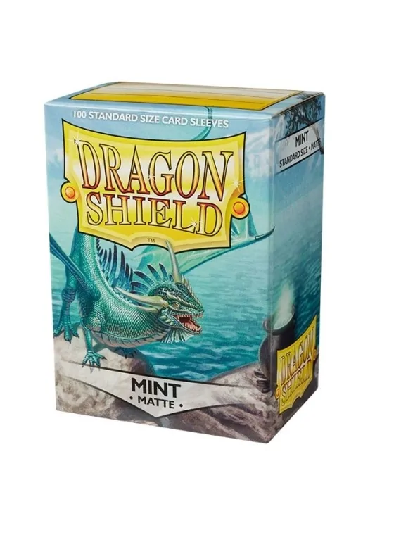 Dragon Shield Standard Matte Turquesa (100 Fundas) de Dragon Shield en Fundas | La Cueva Roja