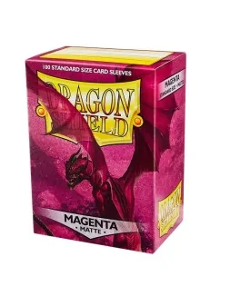 Dragon Shield Standard Matte Magenta (100 Fundas) de Dragon Shield en Fundas | La Cueva Roja