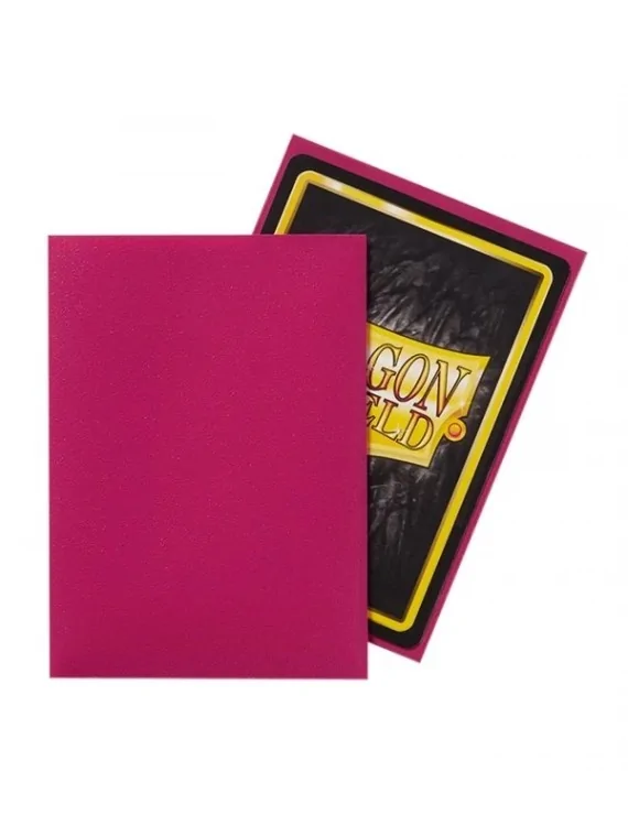 Dragon Shield Standard Matte Magenta (100 Fundas) de Dragon Shield en Fundas | La Cueva Roja