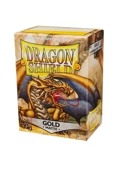Dragon Shield Standard Matte Oro (100 Fundas) de Dragon Shield en Fundas | La Cueva Roja
