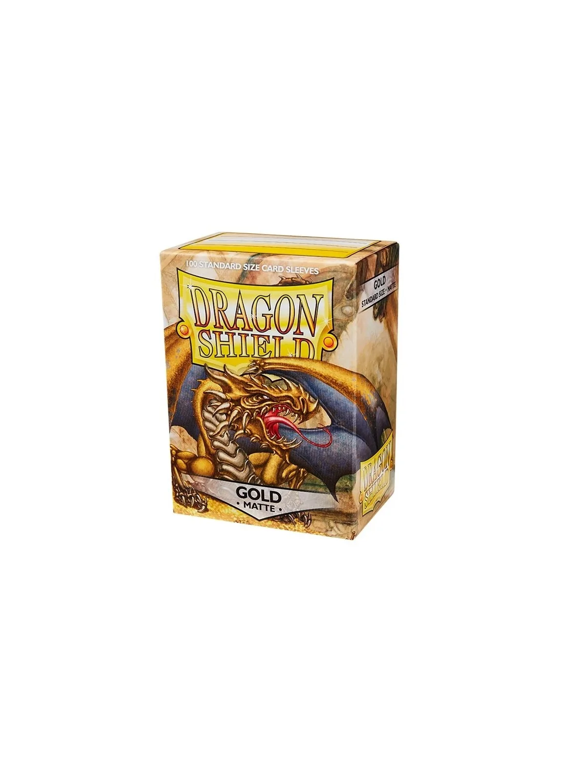 Dragon Shield Standard Matte Oro (100 Fundas) de Dragon Shield en Fundas | La Cueva Roja