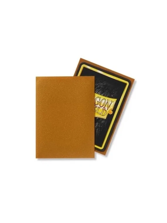 Dragon Shield Standard Matte Oro (100 Fundas) de Dragon Shield en Fundas | La Cueva Roja