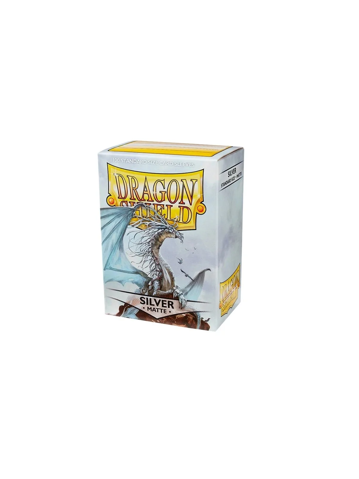 Dragon Shield Standard Matte Plata (100 Fundas) de Dragon Shield en Fundas | La Cueva Roja