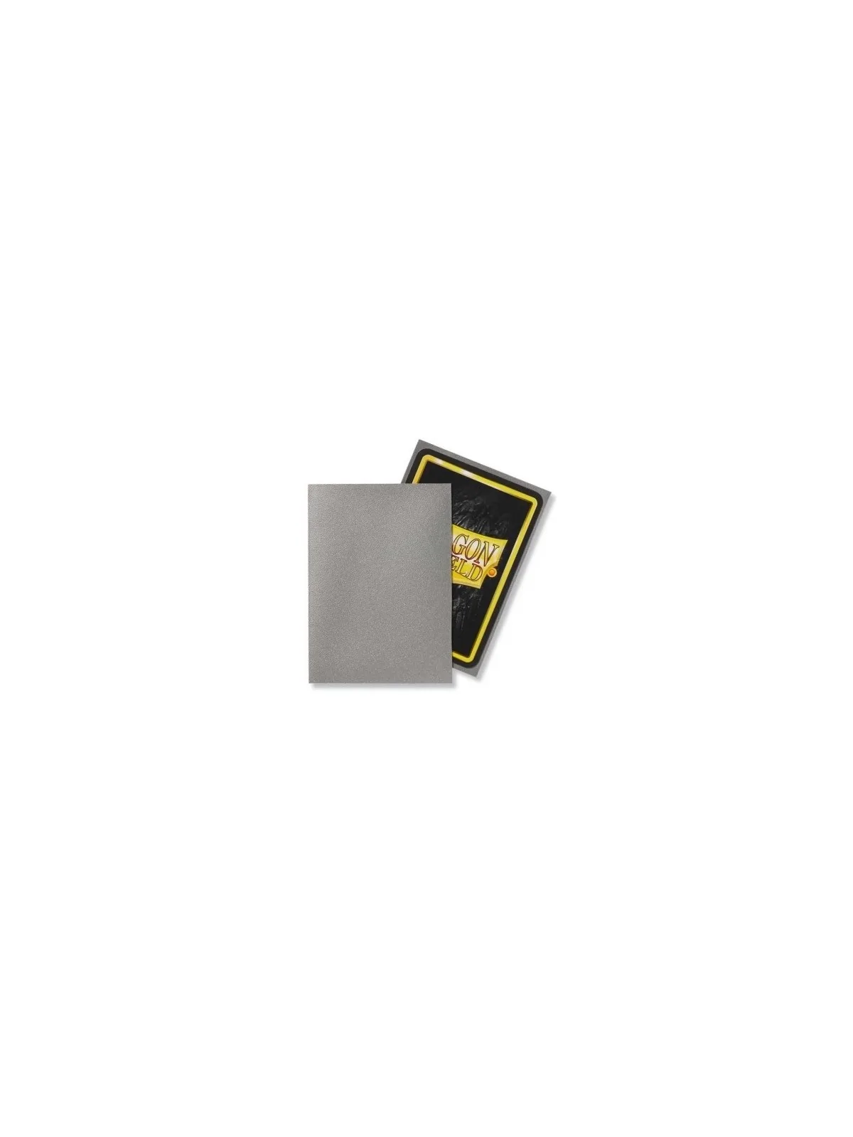Dragon Shield Standard Matte Plata (100 Fundas) de Dragon Shield en Fundas | La Cueva Roja