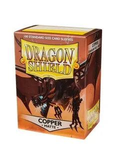 Dragon Shield Standard Matte Cobre (100 Fundas) de Dragon Shield en Fundas | La Cueva Roja