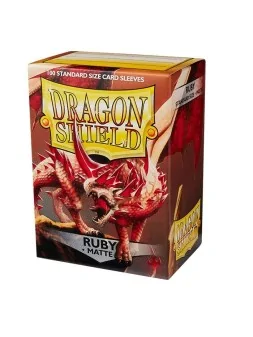Dragon Shield Standard Matte Ruby (100 Fundas) de Dragon Shield en Fundas | La Cueva Roja