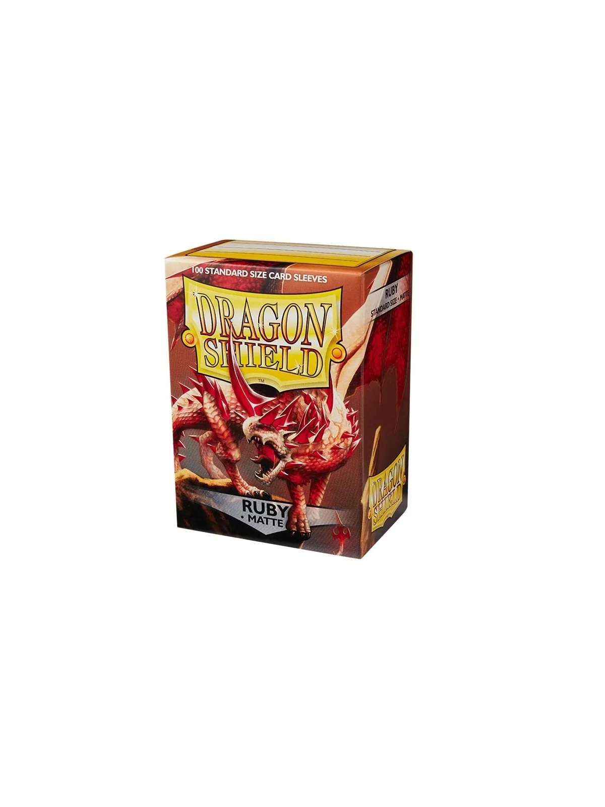 Dragon Shield Standard Matte Ruby (100 Fundas) de Dragon Shield en Fundas | La Cueva Roja