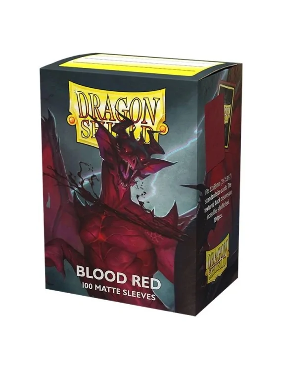Dragon Shield Standard Matte Simurag Rojo (100 Fundas) de Dragon Shield en Fundas | La Cueva Roja