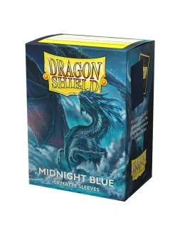 Dragon Shield Standard Matte Midnight Blue Dragon (100 Fundas) de Dragon Shield en Fundas | La Cueva Roja