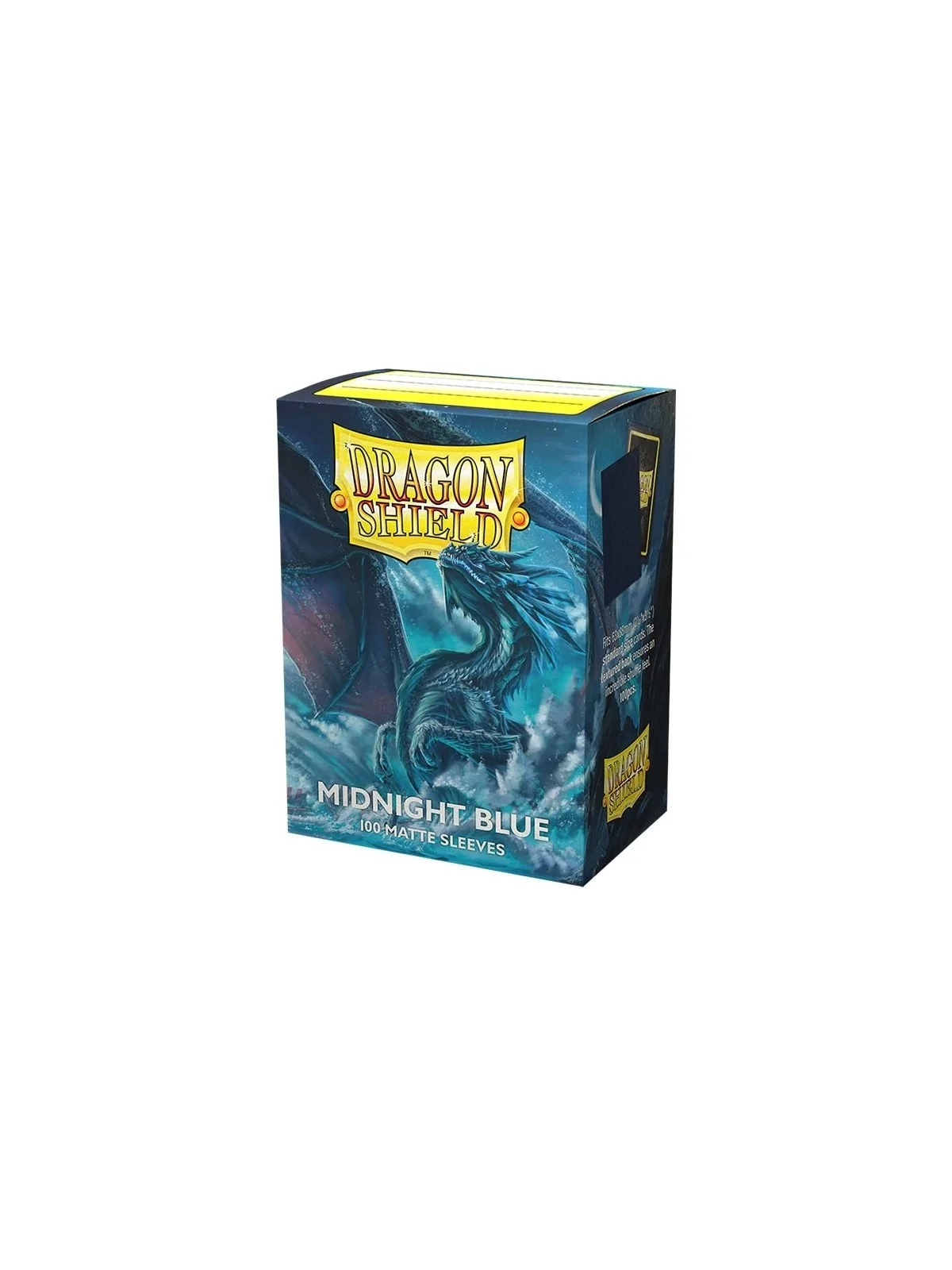 Dragon Shield Standard Matte Midnight Blue Dragon (100 Fundas) de Dragon Shield en Fundas | La Cueva Roja