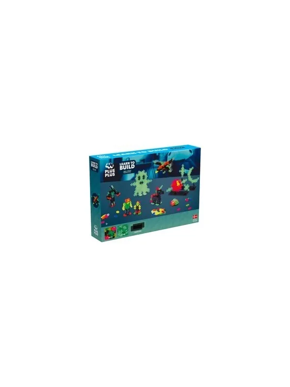 Plus-Plus Learn to Build: Brilla en la Oscuridad (500 Piezas) de Plus Plus en Juegos de Tablero | La Cueva Roja