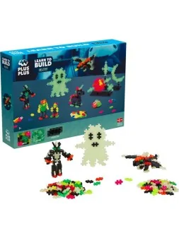 Plus-Plus Learn to Build: Brilla en la Oscuridad (500 Piezas) de Plus Plus en Juegos de Tablero | La Cueva Roja